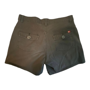 Nautica Women's Shorts‎ Size 10 Black Cotton Chino Back Flap Pockets